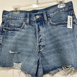 NWT Women’s Sky-Hi A-Line shorts. Denim. Size 10